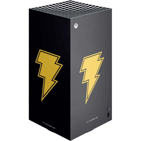 DC Comics Black Adam Classic Logo XBox Series X Digital Edition Console Skin